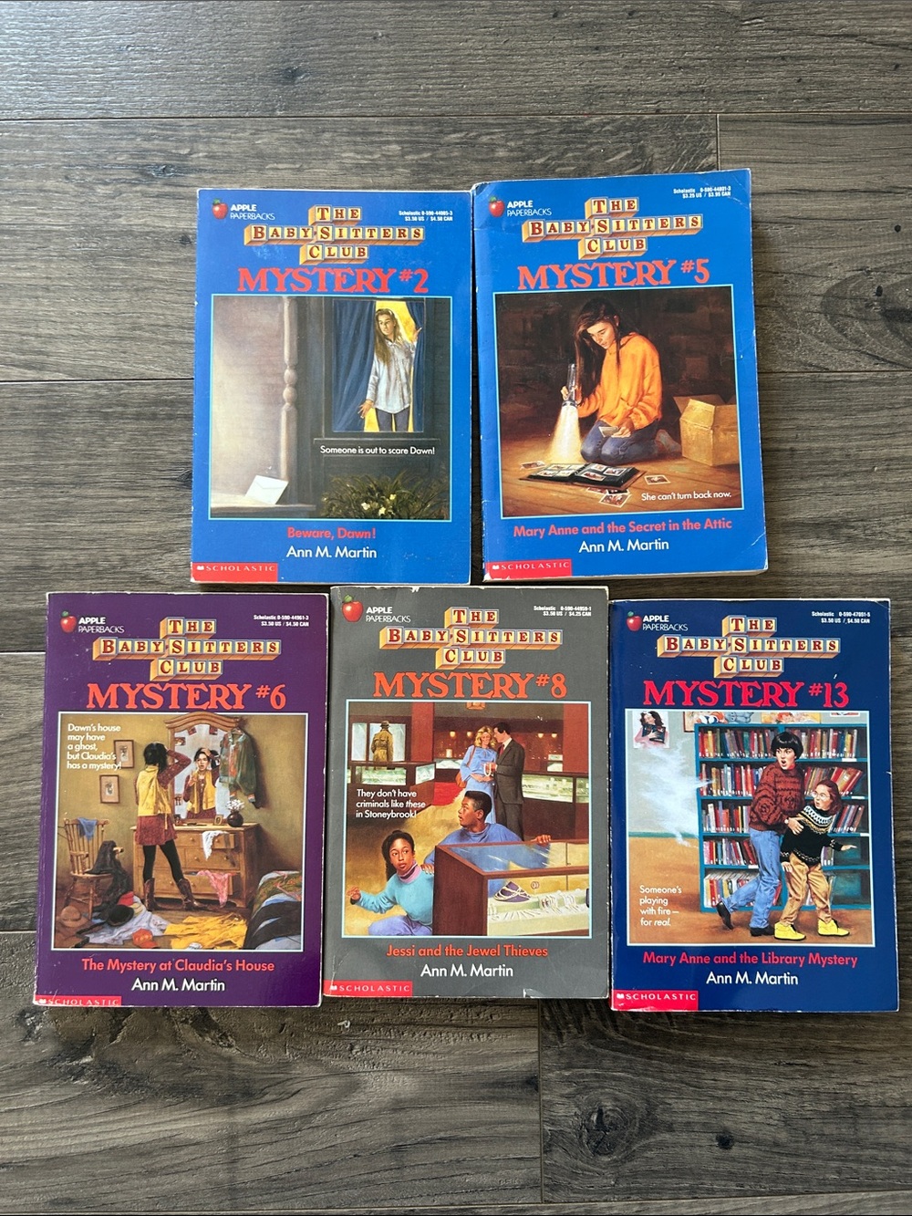 The Baby Sitters Club Mystery Books First Scholastic Editions